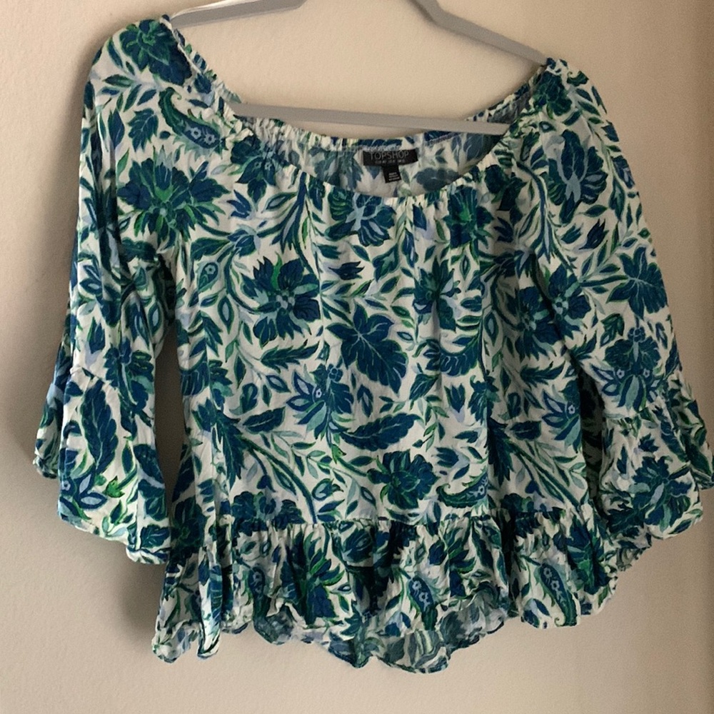 Top Shop off the shoulder